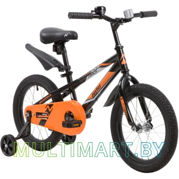Детский велосипед Novatrack Juster 165JUSTER.BK23 (черный, 2023) картинка 2